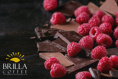 brilla-coffee,Chocolate Raspberry Flavored Coffee,Brilla Coffee,Roasted Coffee